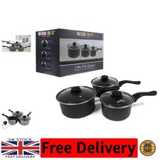 Graphit Antihaft Kochtopf Trio