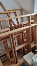 12 Holzrahmen für Modellbau o.ä, versch. Maße, Holzplatten, 20 Füße, Schrauben
