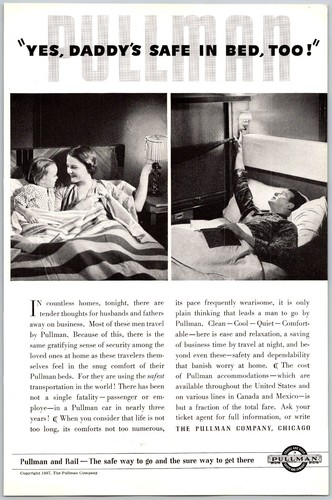 Print 1937 pullman sleeper - print,