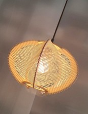 70er Jahre Design Faden Pendelleuchte im sehr guten Zustand Hängelampe Lampe