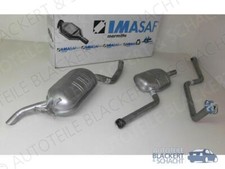 IMASAF Auspuffanlage komplett für Mercedes Stufenheck+E-Klasse E200D W124 o.Kat