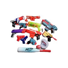 Nerf Pistolen 11 Stück + Zubehör
