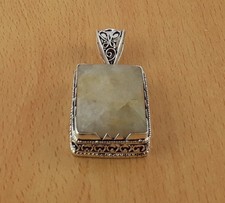 Goldener Rutil Stein 925