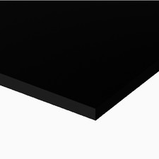 PVC Schaumplatte schwarz 10mm