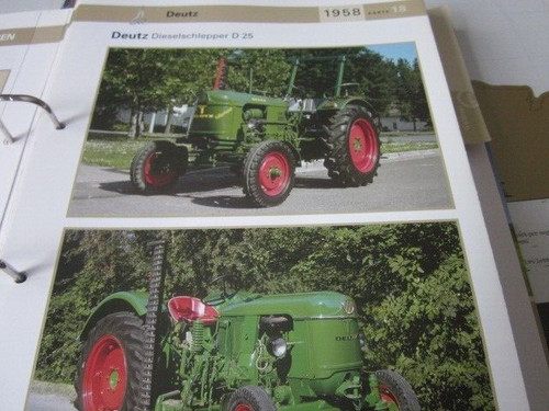 Traktor deutz datenblatt - d, 25