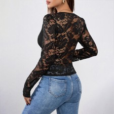 Damen V-Ausschnitt Bluse