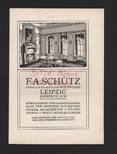 LEIPZIG, Werbung 1911, F. A