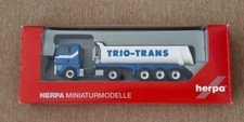 Herpa 304092 MAN TGX XL Rundmulden-Sattelzug "Trio Trans"