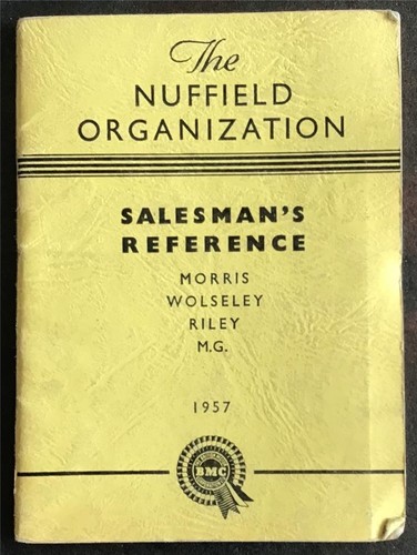 Bmc salesmans reference book - reference,