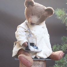 Antiker Uralter Teddy Bär