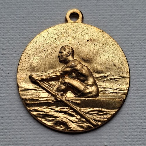 Golden medaille ruderer motiv - golden,