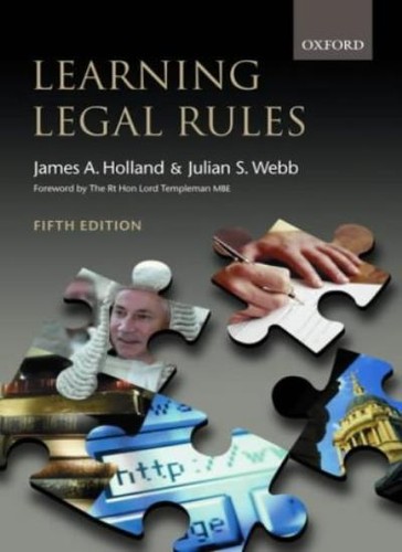 Learning legal rules - legal, a