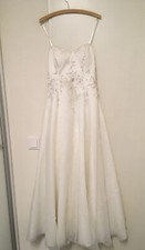 Brautkleid Hochzeitskleid Lohrengel Grösse 40 lang mit Unterrock Reifrock *EDEL*