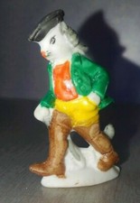WHW 2WW PREWAR DR GESTIEFELTER KATER MÄRCHEN FIGUR PORZELLAN HANDBEMALT