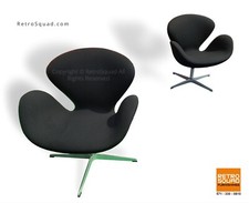 Pair Authentic Swan Chairs