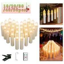 10-50er Weihnachtskerzen mit