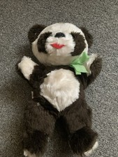 Plüti GDR DDR Panda  schwarz