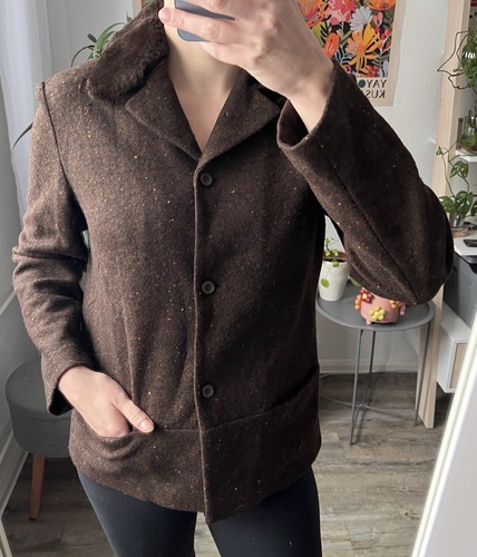 Premium brauner vintage - brauner, blazer