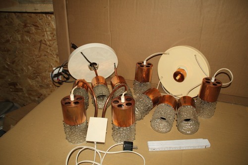 Bubble glas lampe - 3x,