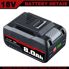 18V 8,0Ah Original Ersatzakku
