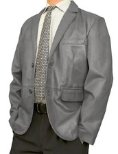 Herren Grau 100 % Echt