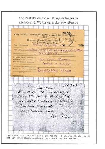 Kriegsgefangenenpost udssr - kriegsgefangenenpost,