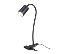 LIVARNO home LED Klemmleuchte Schreibtischlampe Flexarm 40cm schwarz *B-Ware