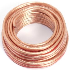 Lautsprecherkabel 2x4,00mm² - 10m - transparent - CCA - Audiokabel - Boxenkabel