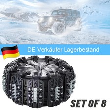 8tlg Auto Stabile Schneeketten Anfahrhilfe Schnee Reifenkette Eis Reifen Stabile