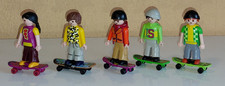 PLAYMOBIL KONVOLUT - SKATER FIGUREN MIT SKATEBOARD !!!