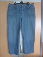 MAC Damen Jeans GRACIA Gr. 46 Länge gekürzt auf 28 blau Hose Culotte/Barrel