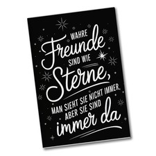 Wahre Freunde sind wie Sterne
