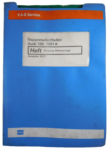 Reparaturleitfaden audi 100 - 100, c4