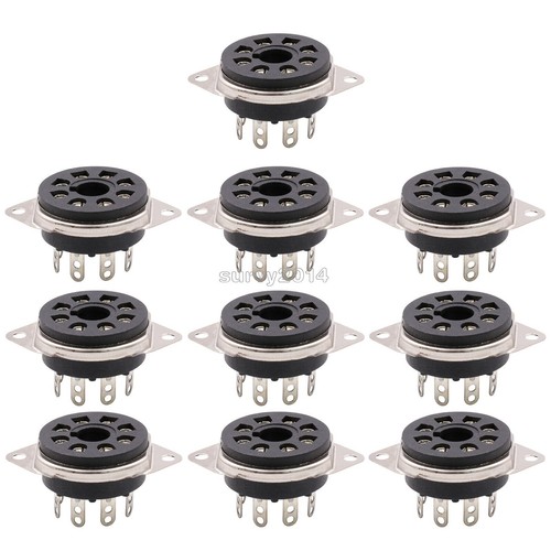 2pc 8pin bakelite octal - 8pin,