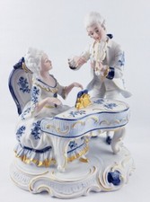 ROYAL MERIDIAN Vintage Figurengruppe Musik Porzellan handgemalt Mid Century