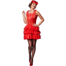 Frauenkostüm 20er Jahre Kostüm Kleid Charleston Karneval Fasching Halloween