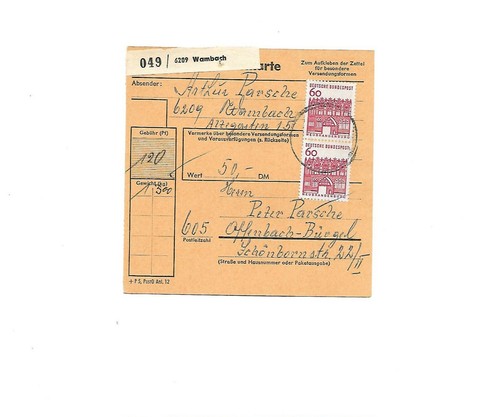 Heimat wambach paketkarte - /,