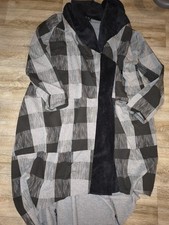 Mantel Ballonmantel Jacke Karo