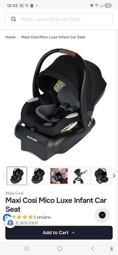 New maxi cosi mico - new, luxe