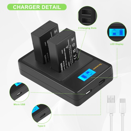2xakku el20 el20a - en-el20, für