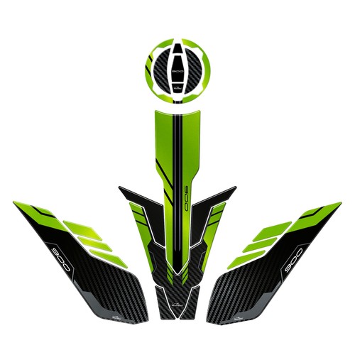 Set aufkleber motorrad tank - 3d,