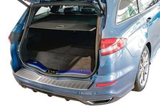 Edelstahl Ladekantenschutz matt  passend für Ford Mondeo V Turnier | BJ ab 2014>