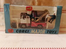 Vintage CORGI TOYS Nr. 1142 HOLMES WRECKER RECOVERY VEHICLE mit Figuren & OVP
