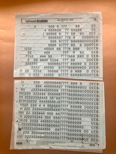 Letraset 1278 helvetica - ,
