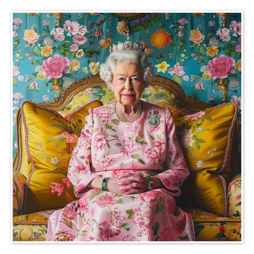 Poster die queen auf - queen, sofa