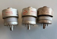 3 Stück Eimac Electron Tube 4X250B Electronic Tube Elektronenröhre made in USA