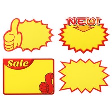 80 Stück Starburst-Schilder