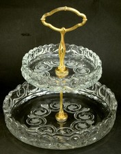 Etagere 2-stöckig Glas