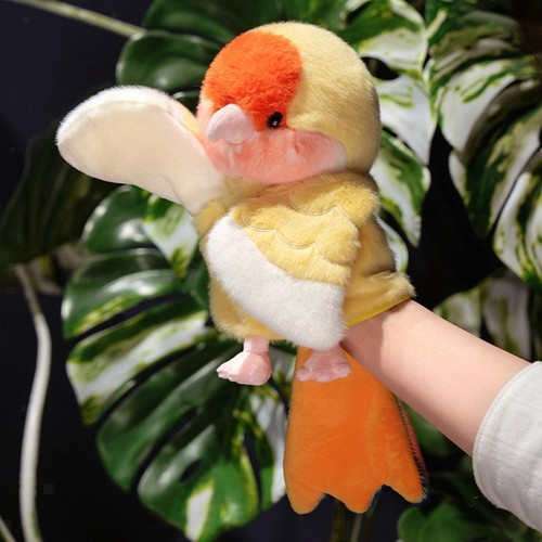 Papagei handpuppe cm - 20,