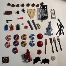 Lego Vikings 7018 Wikingerschiff, unvollständig, als Ersatzteile, gebraucht